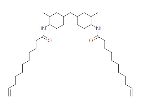 Molecular Structure of 61796-67-6 (10-Undecenamide,
N,N'-[methylenebis(2-methyl-4,1-cyclohexanediyl)]bis-)