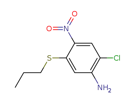 2-chloro-4-nitro-5-n-propylthioaniline