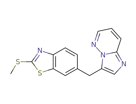 6-(imidazo[1,2-b]pyridazin-3-ylmethyl)-2-(methylthio)benzo[d]thiazole