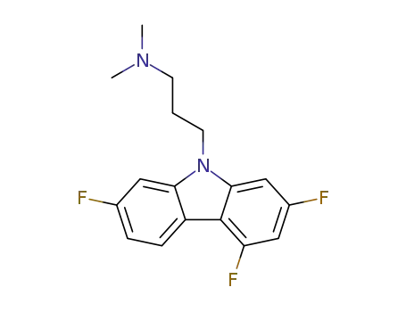 N,N-dimethyl-3-(2,4,7-trifluoro-9H-carbazol-9-yl)-1-propanamine
