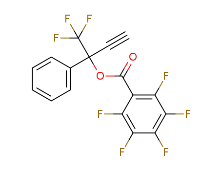1,1,1-trifluoro-2-phenylbut-3-yn-2-yl 2,3,4,5,6-pentafluorobenzoate