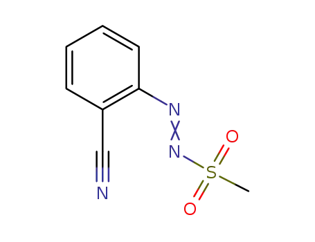 1-(methylsulfonyl)-2-(2-cyanophenyl)diazene