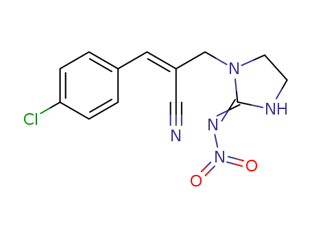 N-[1-[(Z)-3-(4-chlorophenyl)-2-cyano-allyl]imidazolidin-2-ylidene]nitramide