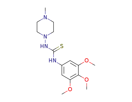 1-(4-methylpiperazin-1-yl)-3-(3,4,5-trimethoxyphenyl)thiourea