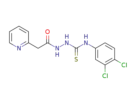 N-(3,4-dichlorophenyl)-2-(pyridin-2-ylacetyl)hydrazinecarbothioamide