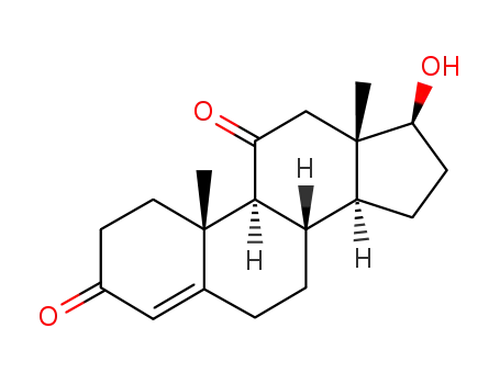 Molecular Structure of 564-35-2 (11-KETOTESTOSTERONE)