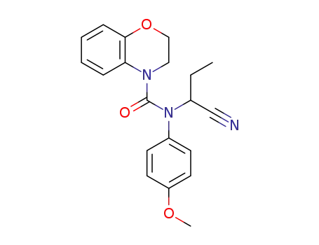 N-(1-cyanopropyl)-N-(4-methoxyphenyl)-2,3-dihydro-4H-benzo[b][1,4]oxazine-4-carboxamide