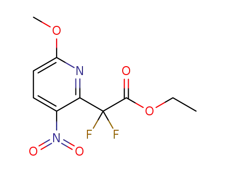 ethyl 2,2-difluoro-2-(6-methoxy-3-nitropyridin-2-yl)acetate