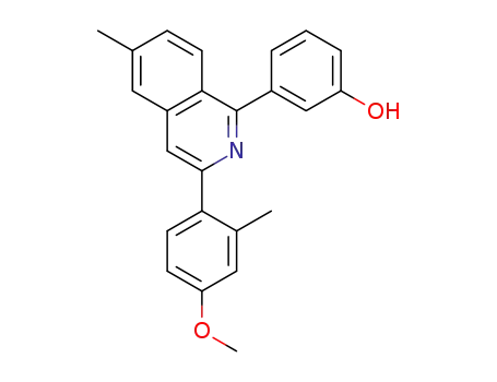 3-(3-(4-methoxy-2-methylphenyl)-6-methylisoquinolin-1-yl)phenol