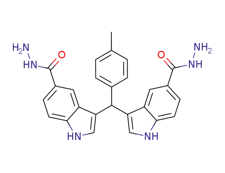 3,3'-(p-tolylmethylene)bis(1H-indole-5-carbohydrazide)