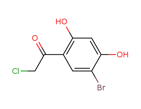 1-(5-bromo-2,4-dihydroxy-phenyl)-2-chloro-ethanone