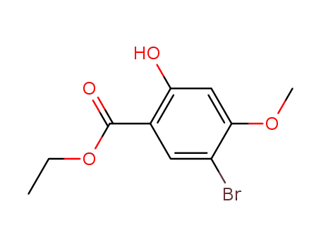 5-bromo-2-hydroxy-4-methoxy-benzoic acid ethyl ester