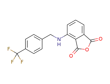 4-((4-(trifluoromethyl)benzyl)amino)isobenzofuran-1,3-dione