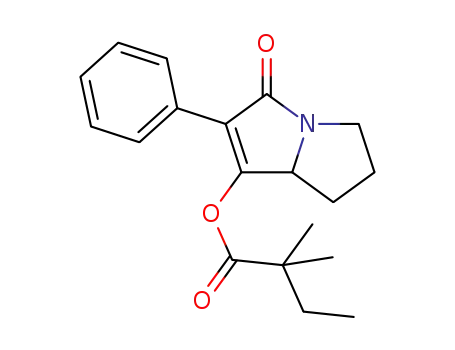 5-oxo-6-phenyl-2,3,5,7a-tetrahydro-1H-pyrrolizin-7-yl 2,2-dimethylbutanoate