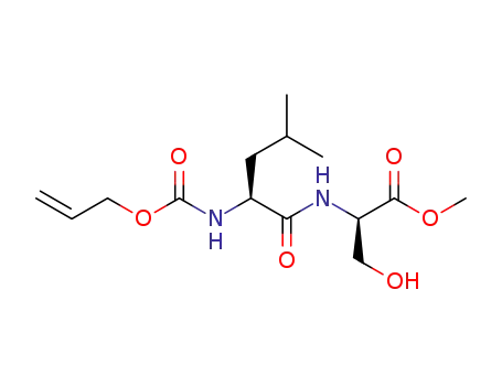 N-(N-(prop-2-enyloxycarbonyl)-L-leucyl)-D-serine methyl ester