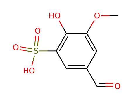 5-formyl-2-hydroxy-3-methoxy-benzenesulfonic acid