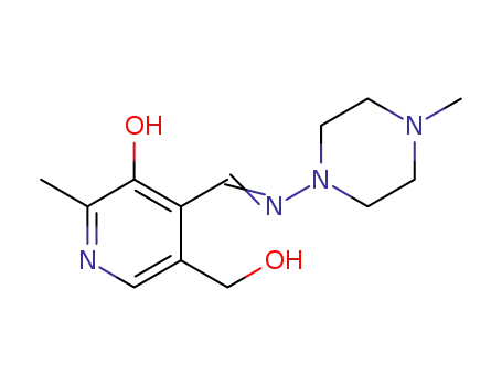 5-(hydroxymethyl)-2-methyl-4-(((4-methylpiperazine-1-yl)imino)methyl)pyridine-3-ol