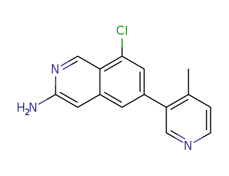 8-chloro-6-(4-methylpyridin-3-yl)isoquinolin-3-amine