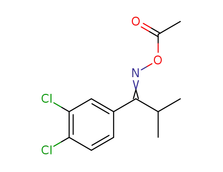 1-(3,4-dichlorophenyl)-2-methylpropan-1-one O-acetyl oxime