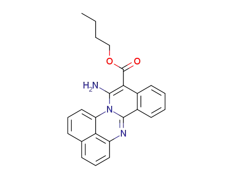 n-butyl 13-aminoisoquinolino[2,1-a]perimidine-12-carboxylate