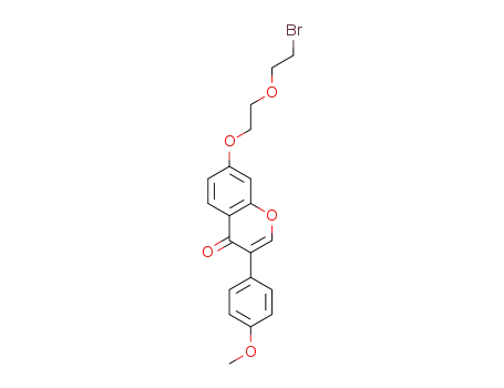 7-(2-(2-bromoethoxy)-ethoxy)-3-(4-methoxyphenyl)-4H-chromen-4-one