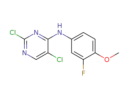 2,5-dichloro-N-(3-fluoro-4-methoxyphenyl)pyrimidin-4-amine