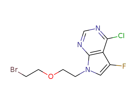 7-(2-[2-bromoethoxy]ethyl)-4-chloro-5-fluoro-7H-pyrrolo-[2,3-d]pyrimidine