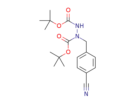 di-tert-butyl 1-(4-cyanobenzyl)hydrazine-1,2-dicarboxylate