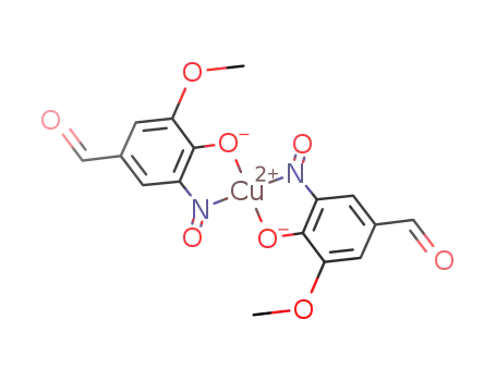 copper(II) bis(2-methoxy-6-nitroso-4-formylphenolato)