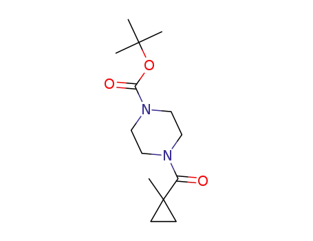 tert-butyl 4-(1-methylcyclopropanecarbonyl)piperazine-1-carboxylate