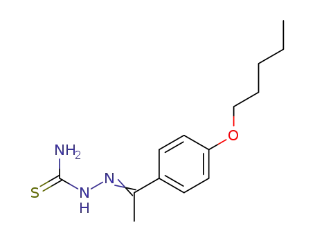 2-(1-(4-pentoxyphenyl)ethylidene)hydrazine-1-carbothioamide