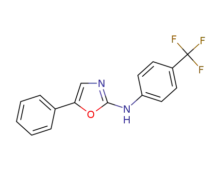 5-phenyl-N-(4-(trifluoromethyl)phenyl)oxazol-2-amine