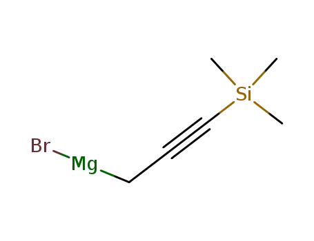Molecular Structure of 78012-45-0 (Magnesium, bromo[3-(trimethylsilyl)-2-propynyl]-)