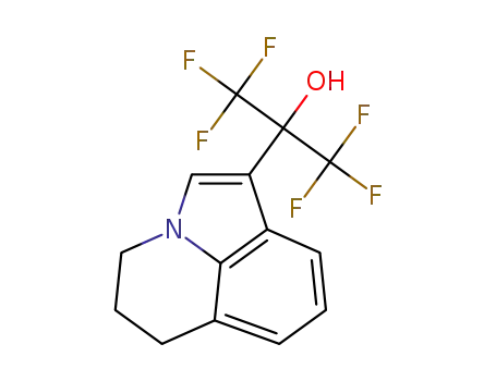 2-(5,6-dihydro-4H-pyrrolo[3,2,1-ij]quinolin-1-yl)-1,1,1,3,3,3-hexafluoropropan-2-ol