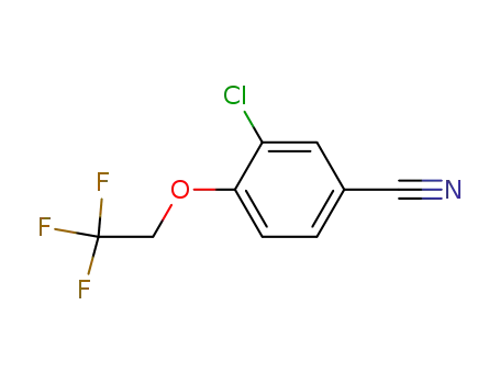 3-chloro-4-2',2',2'-trifluoroethoxybenzonitrile