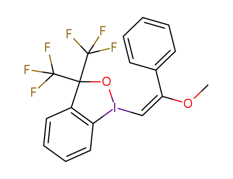 (E)-1-(2-methoxy-2-phenylvinyl)-3,3-bis(trifluoromethyl)-1,3-dihydro-1λ3-benzo[d][1,2]iodaoxole