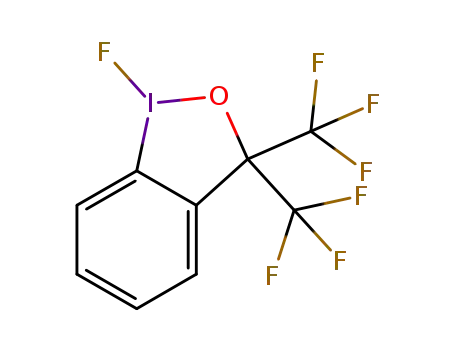 1-fluoro-3,3-bis(trifluoromethyl)-1,3-dihydro-1λ3-benzo[d][1,2]iodaoxole
