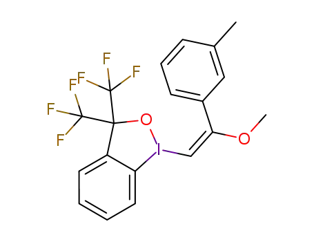 (E)-1-(2-methoxy-2-(m-tolyl)vinyl)-3,3-bis(trifluoromethyl)-1,3-dihydro-1λ3-benzo[d][1,2]iodaoxole