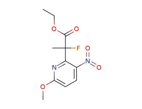ethyl 2-fluoro-2-(2-methoxy-5-nitropyridin-4-yl)propanoate
