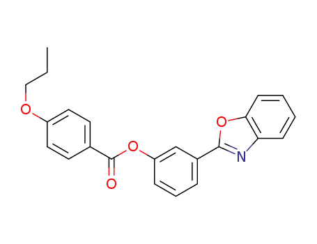 3-(benzo[d]oxazol-2-yl)phenyl 4-propoxybenzoate