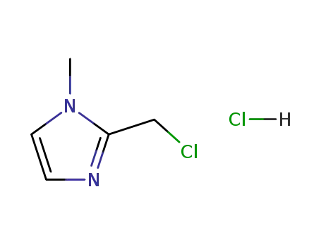 Molecular Structure of 78667-04-6 (2-(CHLOROMETHYL)-1-METHYL-1H-IMIDAZOLE HYDROCHLORIDE)