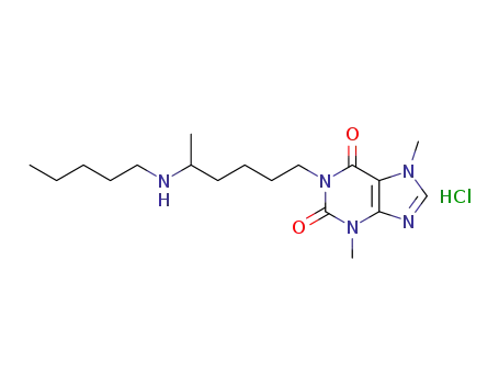 3,7-dimethyl-1-(5-(pentylamino)hexyl)-3,7-dihydro-1H-purine-2,6-dione hydrochloride