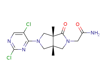 cis-2-(5-(2,5-dichloropyrimidin-4-yl)-3a,6a-dimethyl-1-oxohexahydropyrrolo[3,4-c]pyrrol-2(1H)-yl)acetamide