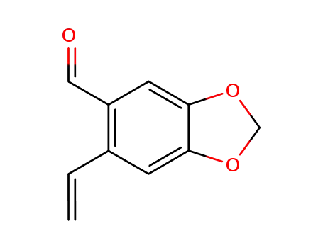 2-ethenyl-4,5-(methylenedioxy)benzaldehyde