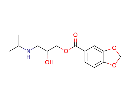 3-(isopropylamino)-2-hydroxypropyl 3,4-(methylenedioxy)benzoate