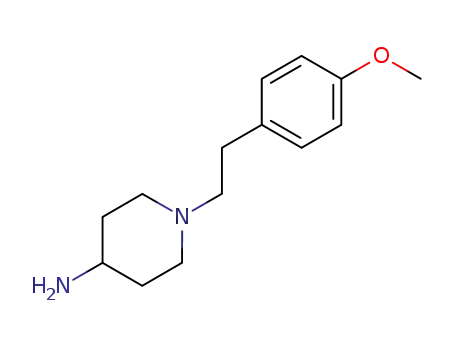 Molecular Structure of 85098-70-0 (1-(4-METHOXYPHENETHYL)-4-AMINOPIPERIDINE)