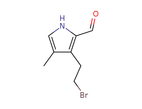 3-(2-bromoethyl)-4-methylpyrrole-2-carboxaldehyde