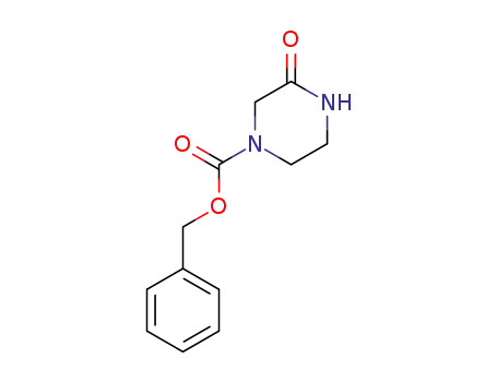 Molecular Structure of 78818-15-2 (BENZYL 3-OXOPIPERAZINE-1-CARBOXYLATE)