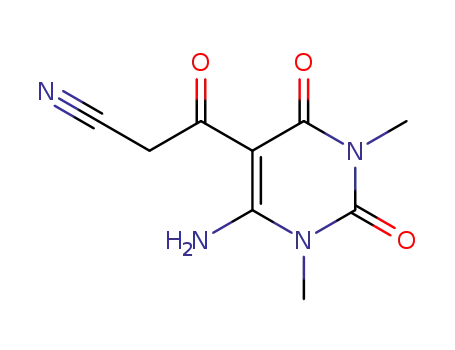 2-(6-amino-1,3-dimethyl-2,4-dioxo-1,2,3,4-tetrahydropyrimidin-5-ylcarbonyl)acetonitrile