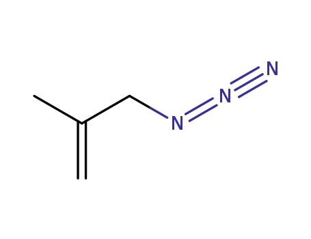 Molecular Structure of 104131-54-6 (1-Propene, 3-azido-2-methyl-)